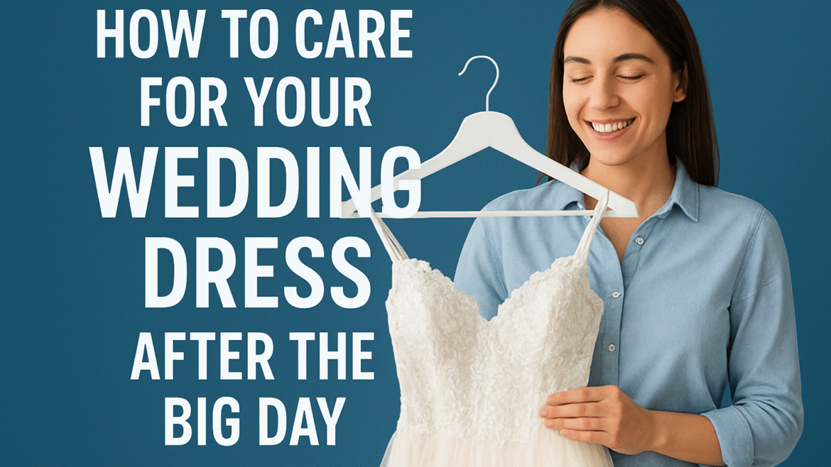 How to Care for Your Wedding Dress After the Big Day